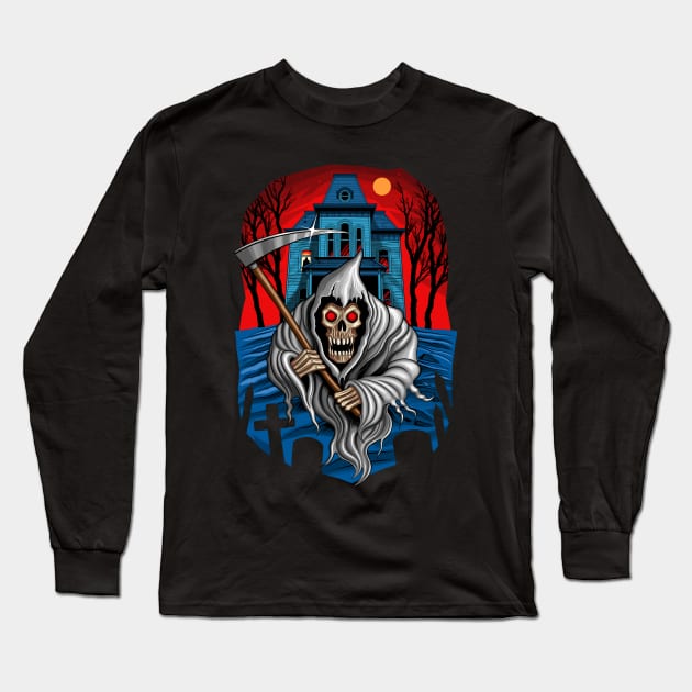 Blood - Phantasm Long Sleeve T-Shirt by Remus